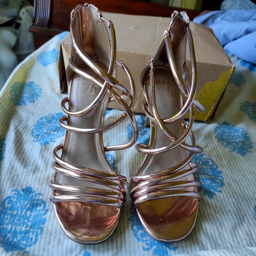 Strappy heels